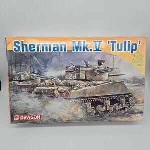 Dragon Armor Pro 1/72 Sherman Mk.V Tulip 7312 ST Diecast WWII Tank Model